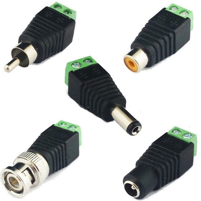 Draadverbinding mogelijk gemaakt met CE-certificaat Coax CAT5 tot Coaxial BNC-connector