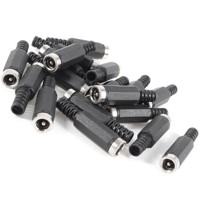 Mannelijke en vrouwelijke BNC Solder DC Power Plug Socket Jack Connector met nominale stroom 2A