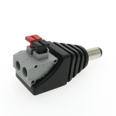 Beveiligd ontworpen C-Power DC Power Jack Plug Schroefloze Quick Wire Connector 5.5x2.1mm