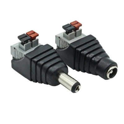 Grijze C-Power CCTV Camera DC Power Jack Connector Adapter voor Grijze installaties