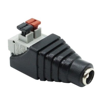 Grijze C-Power CCTV Camera DC Power Jack Connector Adapter voor Grijze installaties