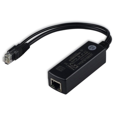 48V tot 5V 2.4A PoE Splitter ABS Ethernet-module voor moeiteloze stroomoverdracht via Ethernet