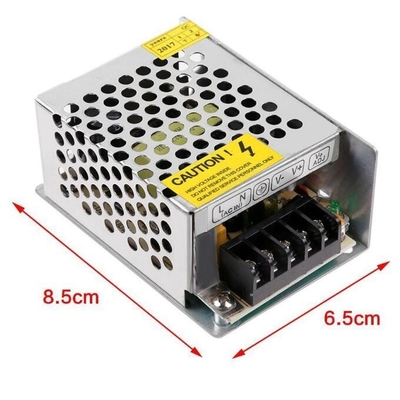 Compact 24W 12V 2A schakelstroomvoorziening voor uitgangsfrequentie 50/60Hz Efficiëntie 82%