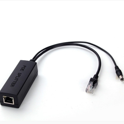 Home Security Active POE Splitter 48V tot 12V 1A-2A IEEE802.3af met Ethernet-module
