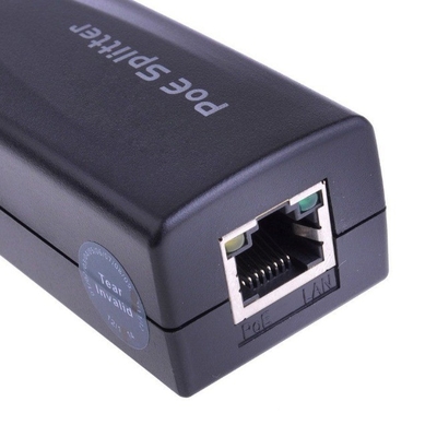 Home Security Active POE Splitter 48V tot 12V 1A-2A IEEE802.3af met Ethernet-module