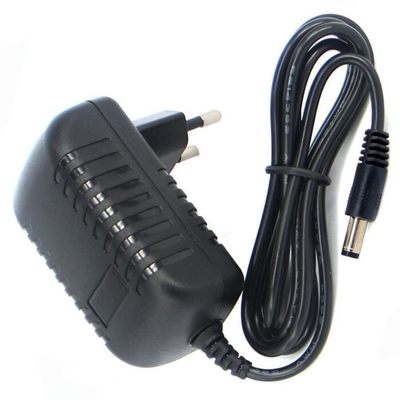 12v 2a AC DC CCTV-stroomadapter met aansluiting in zwart