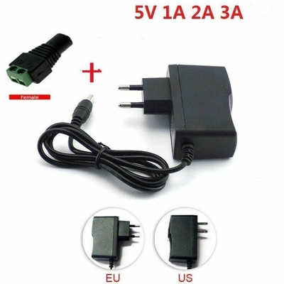 CE-gecertificeerde C-Power AC-naar-DC-adapter voor CCTV-LED-strooklichten Uitgang 5V/12V 1/2A