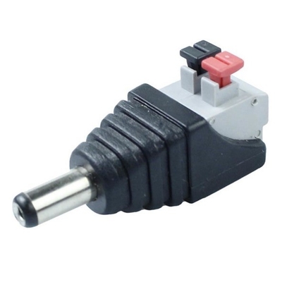 5.5 2.1 mm/2.5 mm Vrouwelijke DC-stroomadapterconnector voor contactmateriaal Messing verguld