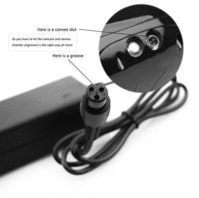 Universal C-Power 42V 2A Adapter Batterijoplader voor elektrische balans scooter UK Plug