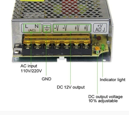120v Invoerspanning S-120-12 Schakelaar AC 110V/220V naar DC Converter Driver 12V 10A 120W voedingsadapter