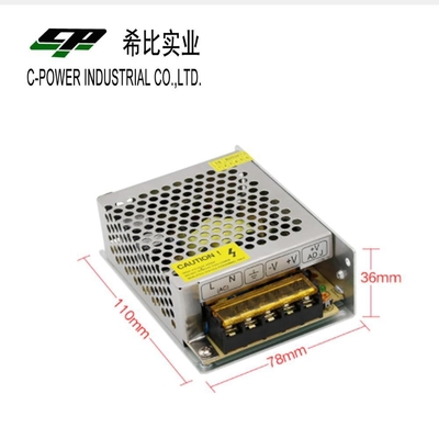 Industriële stroomvoorziening 9V 5A Single Output met Switch Mode technologie en efficiëntie