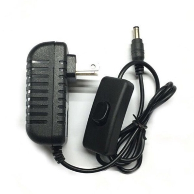 12V 1A/2A C-Power stroomvoorziening met aan/uit schakelaar en gelijkstroomconnector 5.5*2.5mm/5.5*2.1mm
