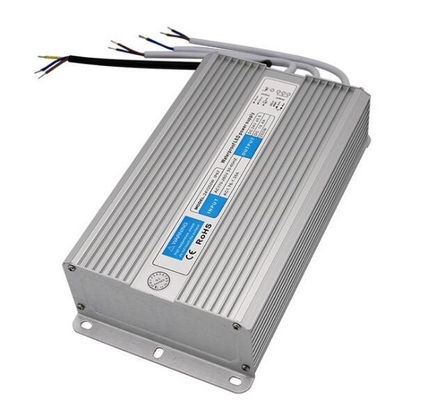 24V gelijkstroom zilver waterdicht LED-drivertransformer IP67 CE-goedkeuring Voeding 250W