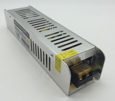 Zilveren C-Power 12v dc 10A 120W gereguleerde LED Slim Switch stroomvoorziening voor LED-verlichting