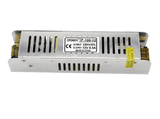 188*47*35mm Zilveren Slim Schakelstroomvoorziening voor LED-licht C-Power 12V 100W Uitgang