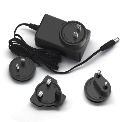 DC-uitgang Type Zwart C-Power 12V 2A Power Adapter met EU AU UK US Plug 100-240V