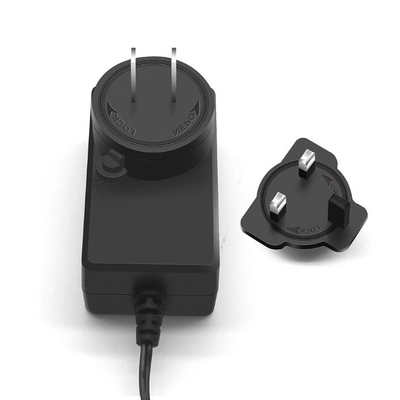 DC-uitgang Type Zwart C-Power 12V 2A Power Adapter met EU AU UK US Plug 100-240V