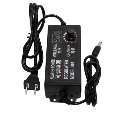 C-Power 3-12V 5A 60W verstelbare adapter met optionele 1,2M gelijkstroomkabel en plug in ontwerp