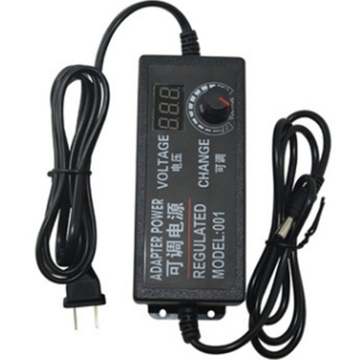 C-Power 3-12V 5A 60W verstelbare adapter met optionele 1,2M gelijkstroomkabel en plug in ontwerp