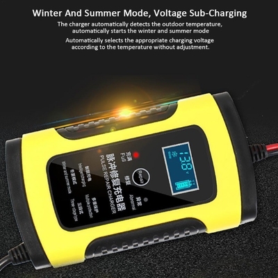 LCD-touchscreen 12V 8A 24V 4A batterijoplader voor auto motorfiets loodzuurbatterij