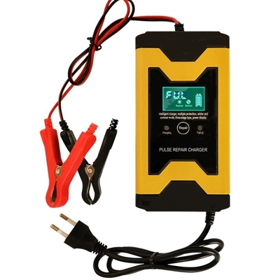 12v 6a batterijoplader voor auto motorfiets 4-100AH loodzuurbatterij Geen laadpoort
