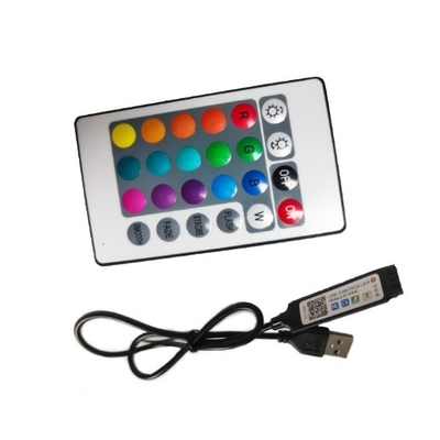 RGB LED Strip Light Controller 24Key Remote USB Power Supply 170lm/w Lichtefficiëntie
