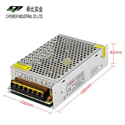 Efficiëntie 92,5% TT 72w 3a Single Switching 12v 24v 48v AC DC stroomvoorzieningen Duurzaam