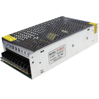 110V/220V AC Input Voltage C-Power 200W 5VDC 5V 40A Stroomvoorziening met 82% efficiëntie