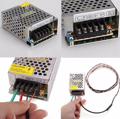 Single Output 24V DC 1.8A 2A stroomvoorziening voor LED Strip C-Power Rosh 110V 220V Schakelaar