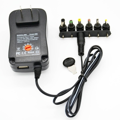12V 2A 24W rechthoekige gelijkstroom aansluiting voor C-Power AC100-240 uitgang DC3-12V