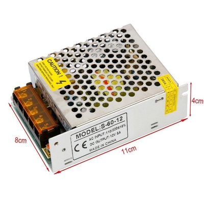 Krijg de beste prestaties met C-Power's 12V 5A 60W schakelaar stroomtoevoer