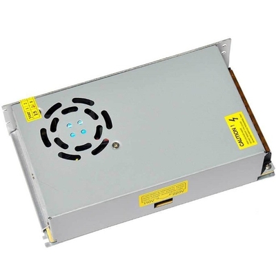 Zilveren Aluminium Shell C-Power 40A Schakel stroomvoorziening 110V/220V tot 5V DC voor zilver